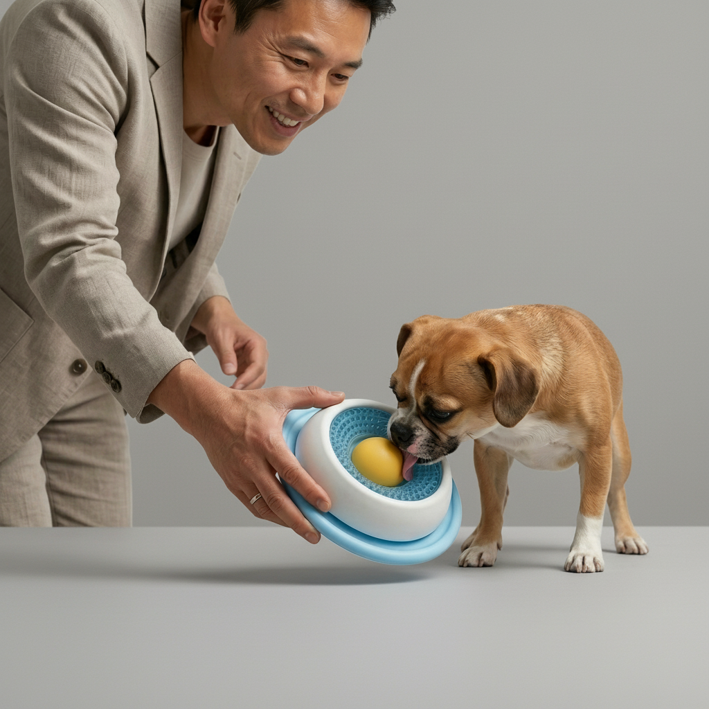 Lick Slow Feeder Toy for Dogs & Cats, Separate Cat and Dog Versions, Dishwasher Safe