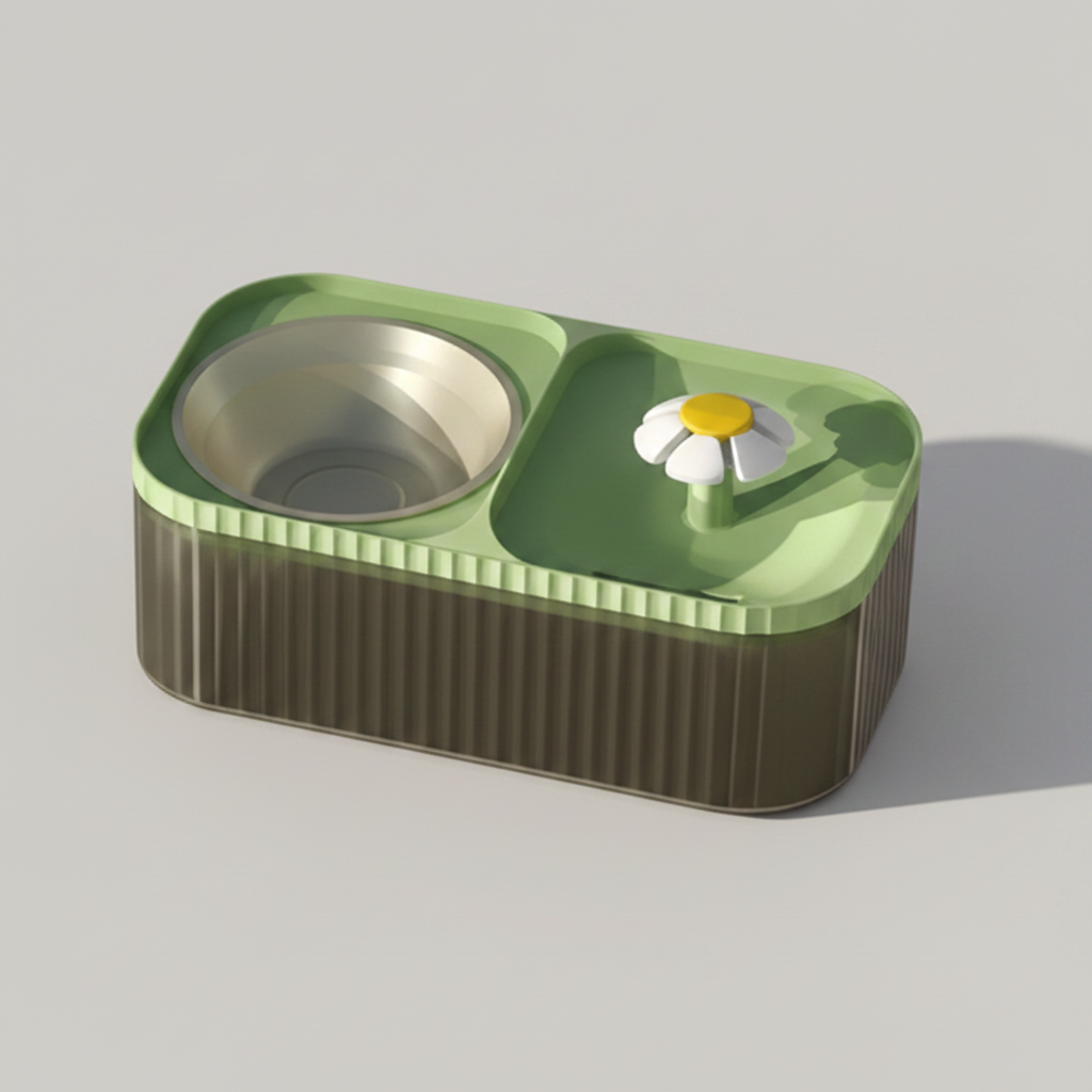 Quiet USB Pet Water Fountain for Cats & Small Dogs, Carbon Filter, Wide Drinking Platform