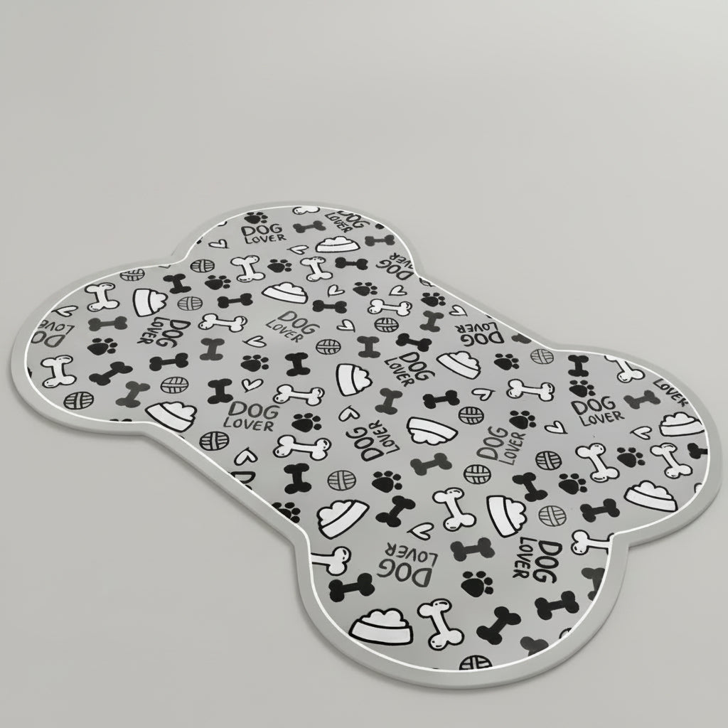 Quick-Dry Diatom Mud Pet Feeding Mat for Dogs & Cats, Absorbent and Anti-Slip