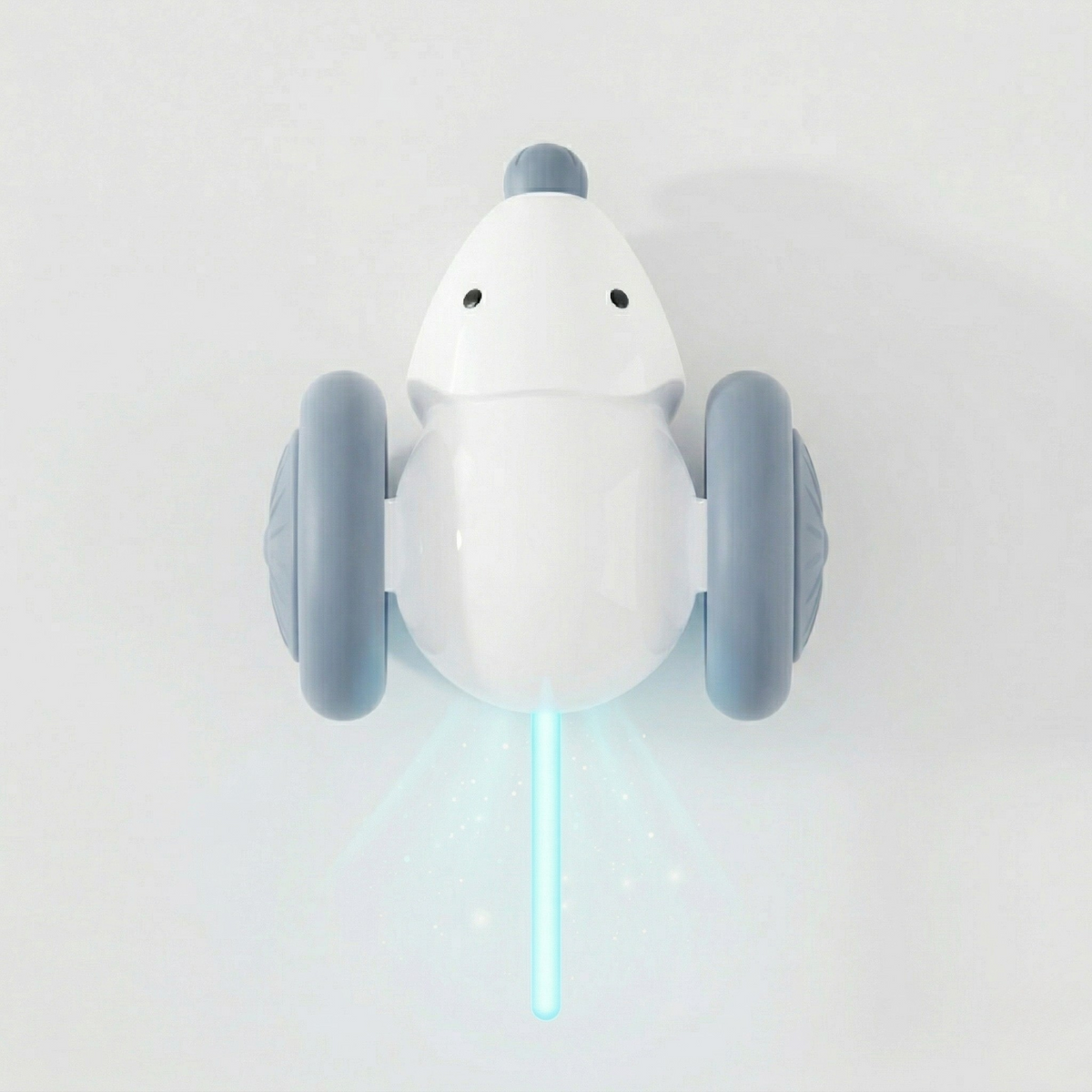 Interactive Cat Mouse Toy with Light-Up LED Tail, USB Rechargeable, 12 Inch