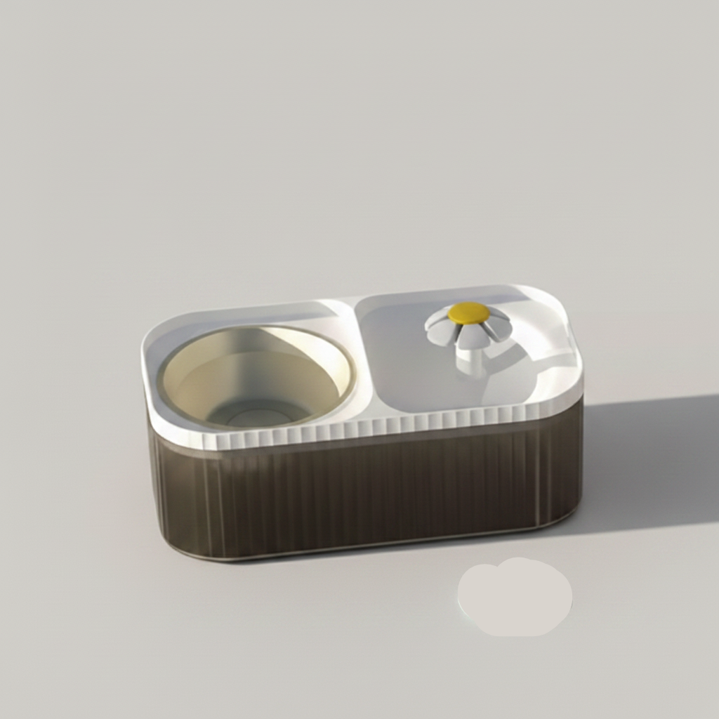 Quiet USB Pet Water Fountain for Cats & Small Dogs, Carbon Filter, Wide Drinking Platform