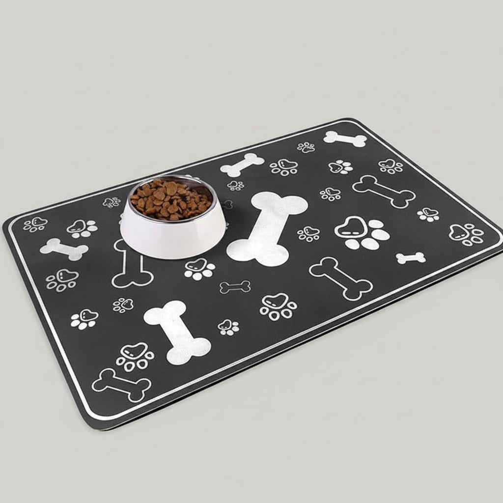 Quick-Dry Diatom Mud Pet Feeding Mat for Dogs & Cats, Absorbent and Anti-Slip