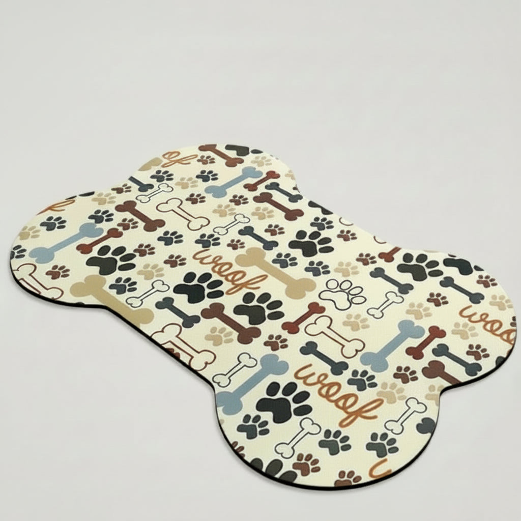 Quick-Dry Diatom Mud Pet Feeding Mat for Dogs & Cats, Absorbent and Anti-Slip