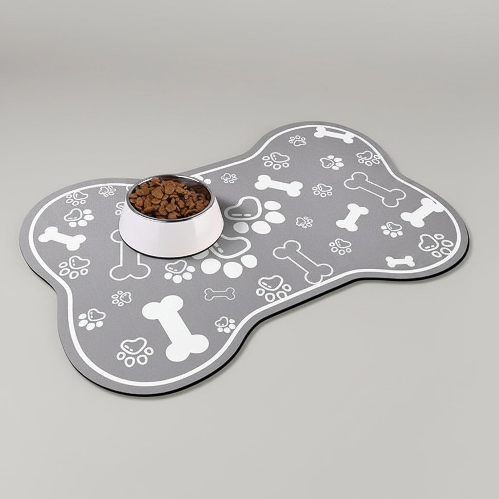 Quick-Dry Diatom Mud Pet Feeding Mat for Dogs & Cats, Absorbent and Anti-Slip