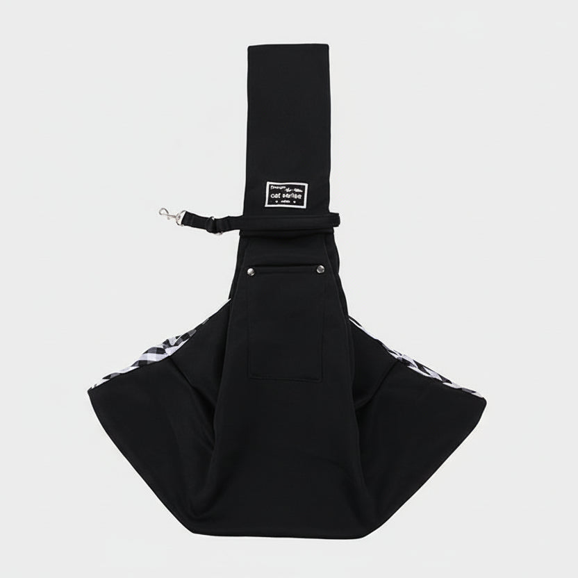 Hands-Free Crossbody Pet Sling Carrier for Small Dogs & Cats up to 11 lbs, Breathable