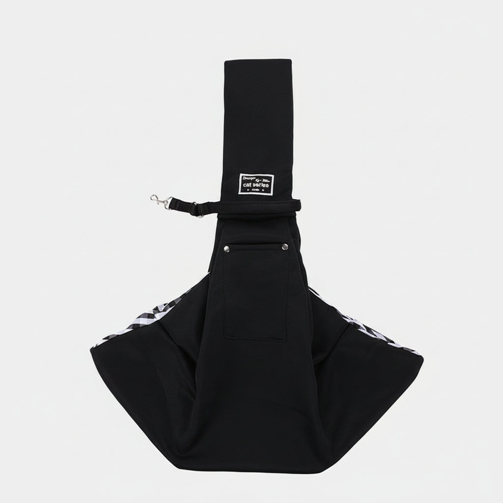 Hands-Free Crossbody Pet Sling Carrier for Small Dogs & Cats up to 11 lbs, Breathable