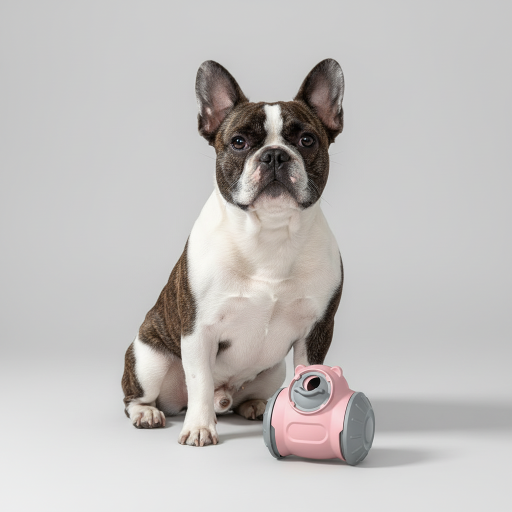 Wobble Treat Dispensing Dog Toy with Adjustable Slow Feeding, Food-Grade ABS, No Batteries