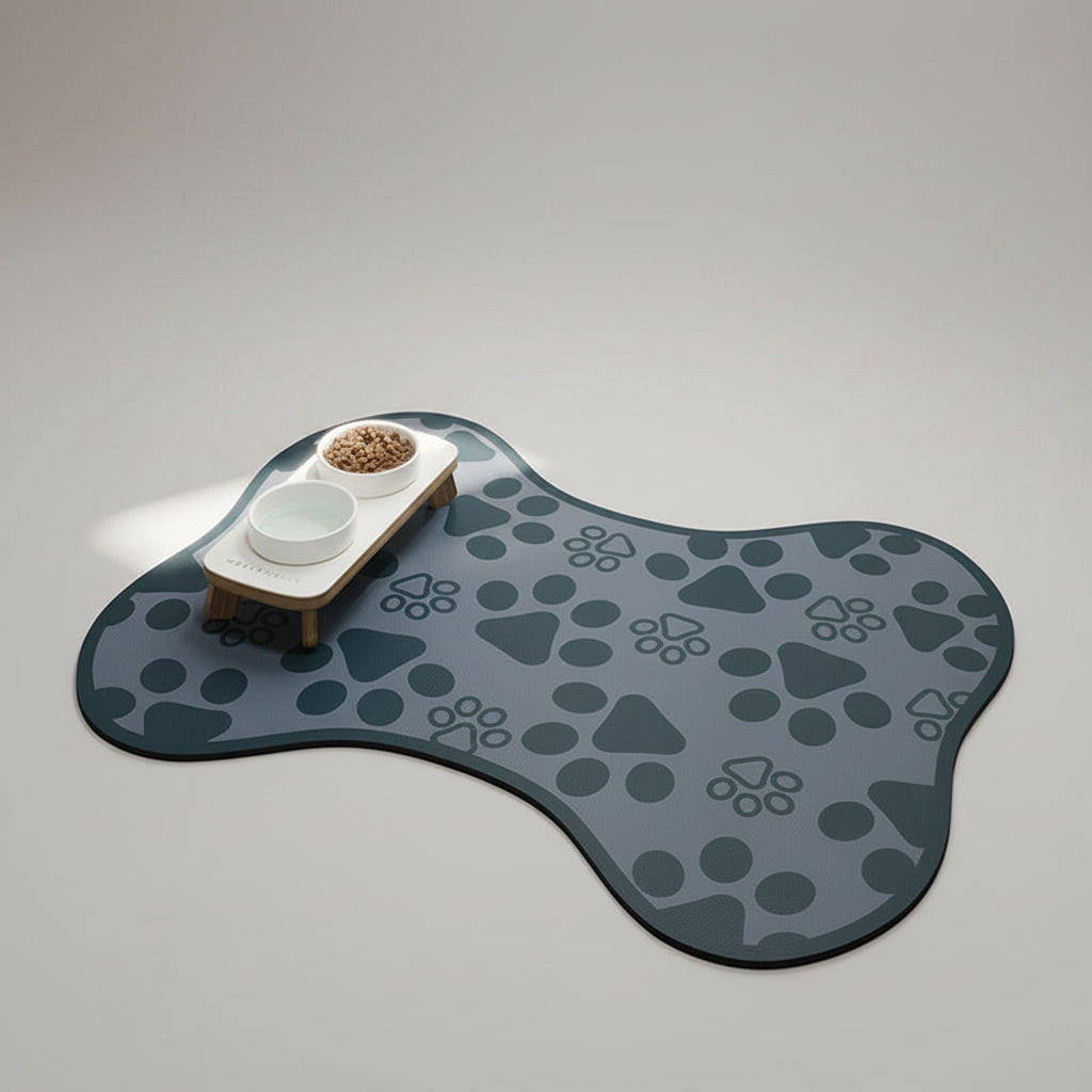 Quick-Dry Diatom Mud Pet Feeding Mat for Dogs & Cats, Absorbent and Anti-Slip