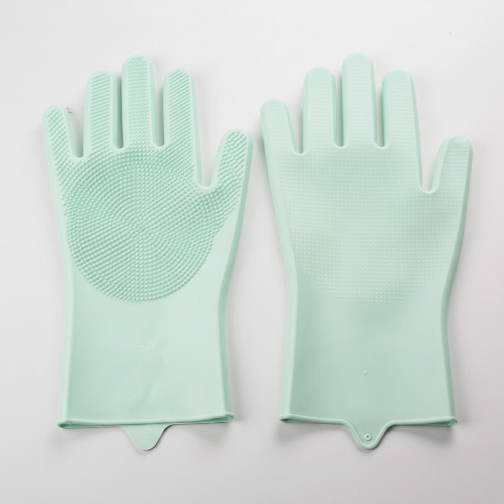 Silicone Pet Grooming Glove for Dogs & Cats, Bath and Deshedding Brush, Fits Either Hand