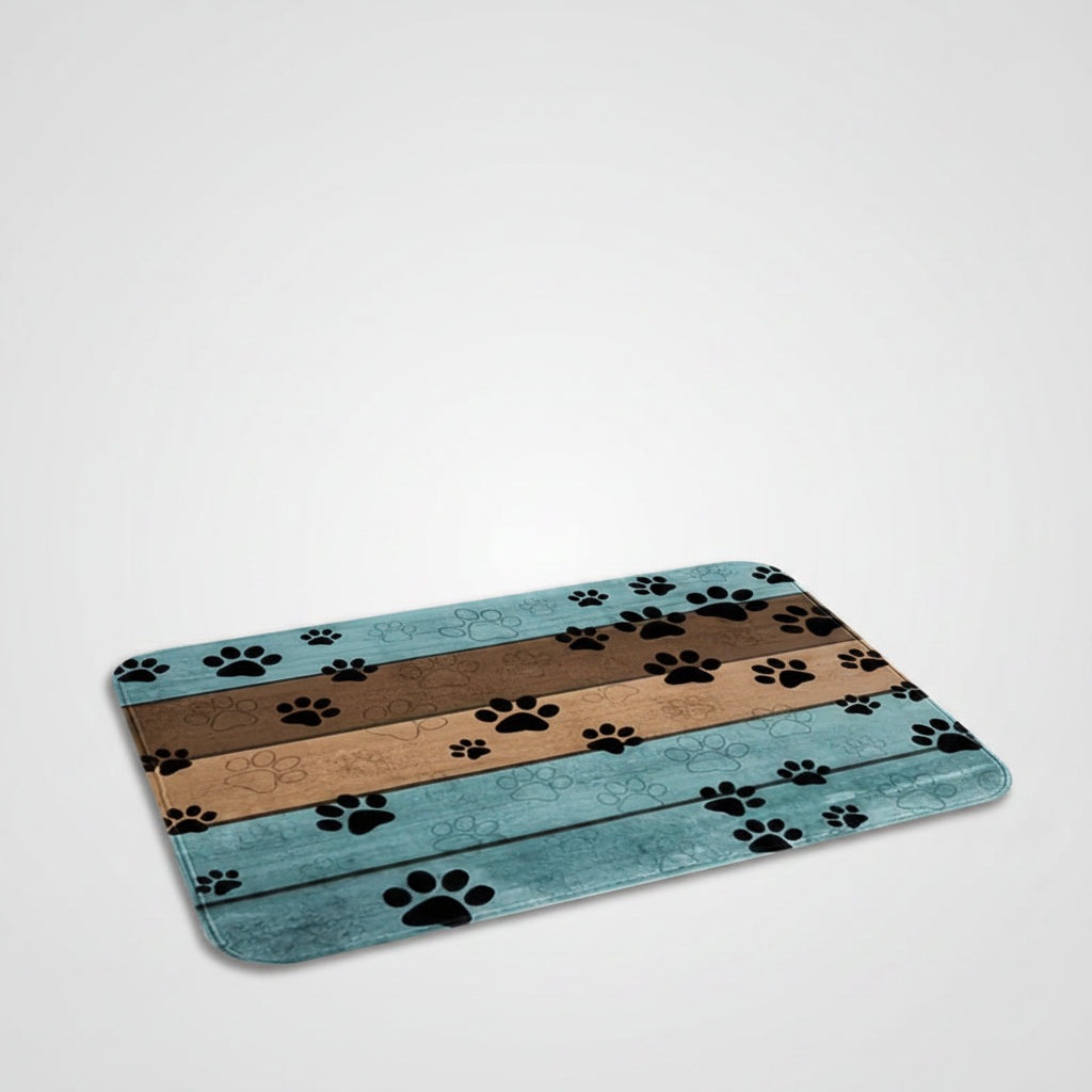 Quick-Dry Diatom Mud Pet Feeding Mat for Dogs & Cats, Absorbent and Anti-Slip