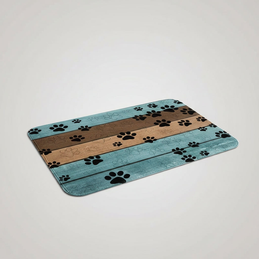 Quick-Dry Diatom Mud Pet Feeding Mat for Dogs & Cats, Absorbent and Anti-Slip