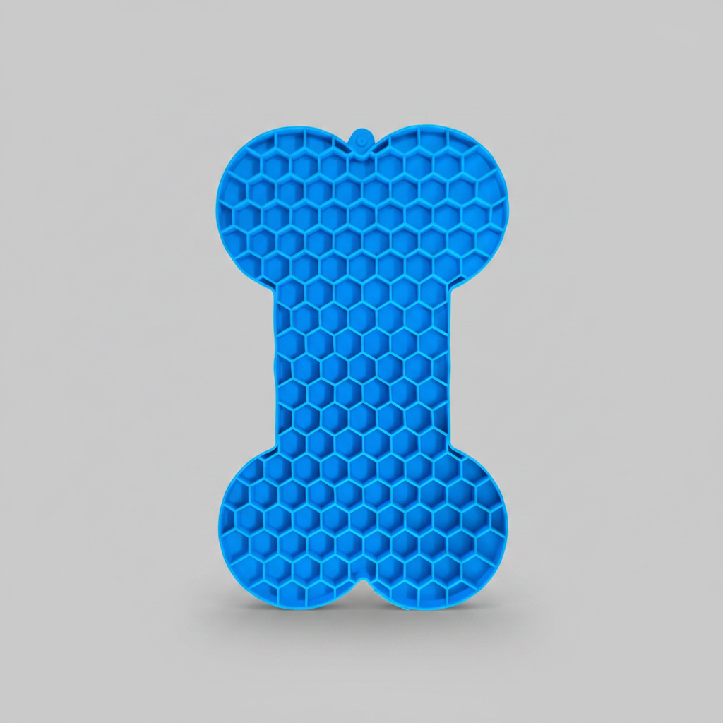 Silicone Lick Mat for Dogs & Cats, Slow Feeder Pad for Wet Food, Non-Slip, Dishwasher Safe