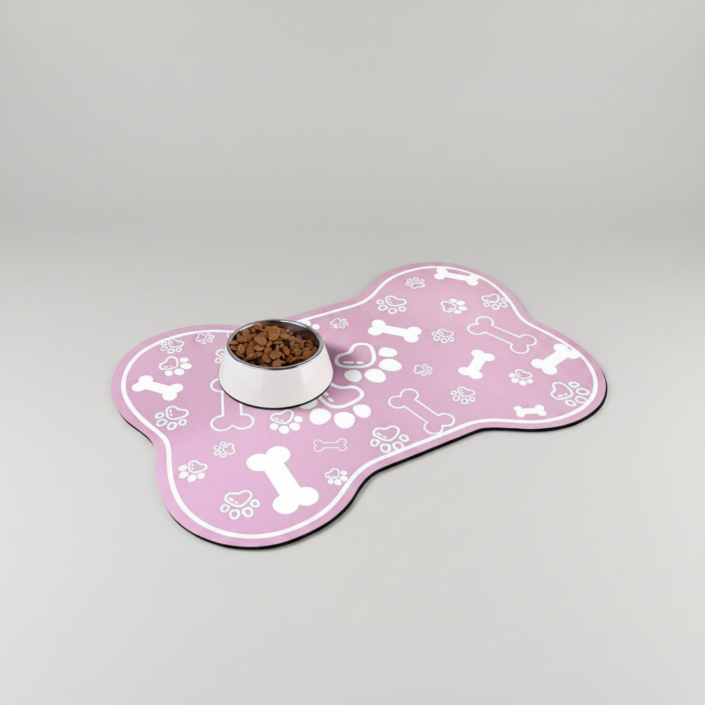 Quick-Dry Diatom Mud Pet Feeding Mat for Dogs & Cats, Absorbent and Anti-Slip