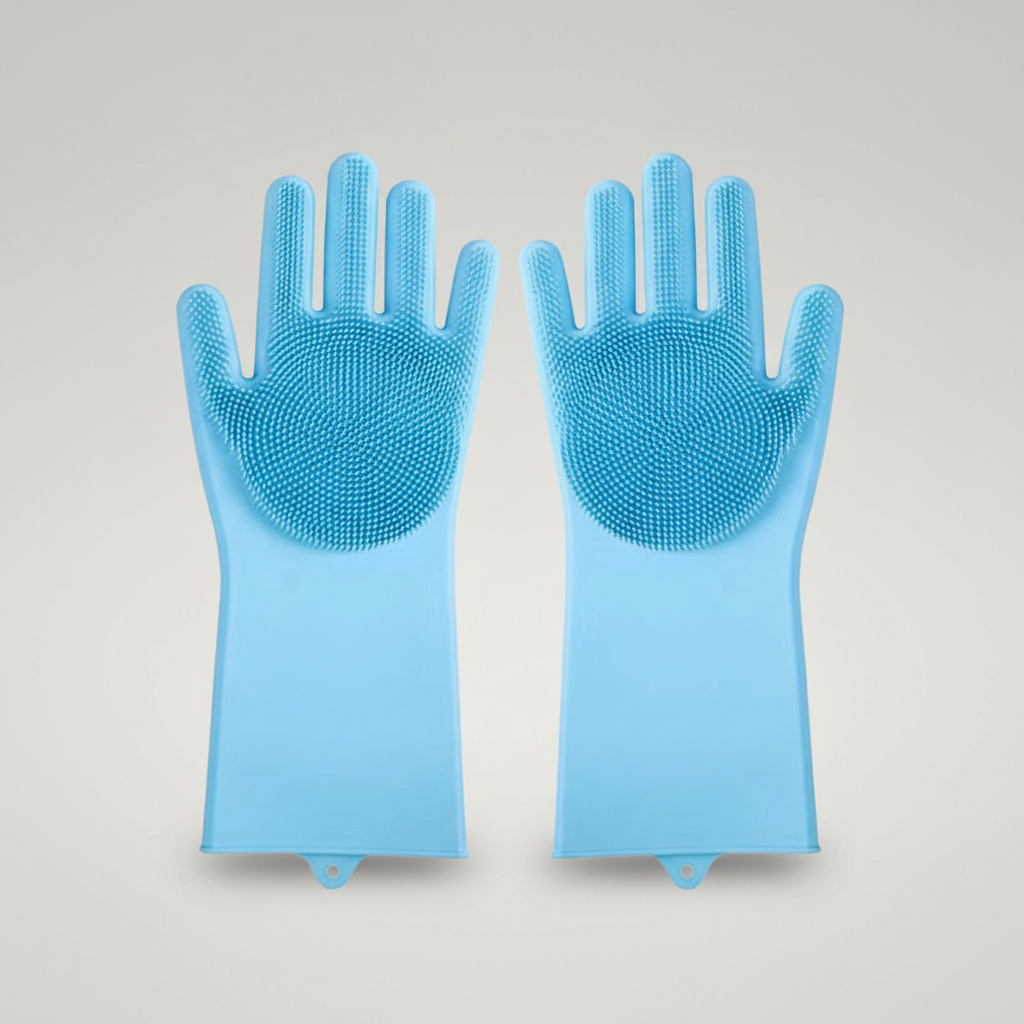 Silicone Pet Grooming Glove for Dogs & Cats, Bath and Deshedding Brush, Fits Either Hand