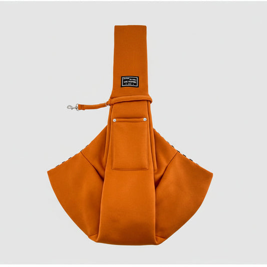 Hands-Free Crossbody Pet Sling Carrier for Small Dogs & Cats up to 11 lbs, Breathable