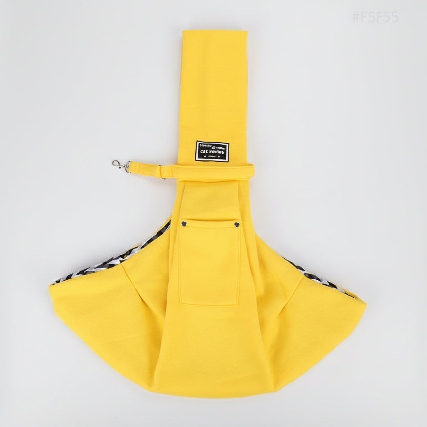 Hands-Free Crossbody Pet Sling Carrier for Small Dogs & Cats up to 11 lbs, Breathable