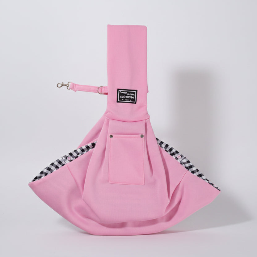 Hands-Free Crossbody Pet Sling Carrier for Small Dogs & Cats up to 11 lbs, Breathable