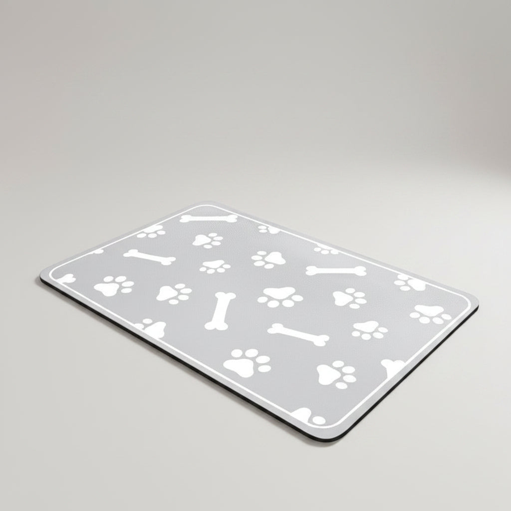 Quick-Dry Diatom Mud Pet Feeding Mat for Dogs & Cats, Absorbent and Anti-Slip