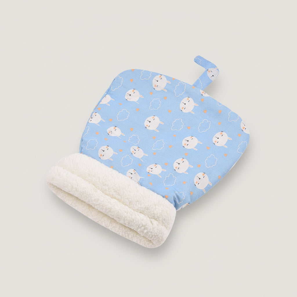 Plush Cat Sleeping Bag Bed with Cozy Pocket for Cats & Kittens, 55 x 45 cm, Under 8 kg