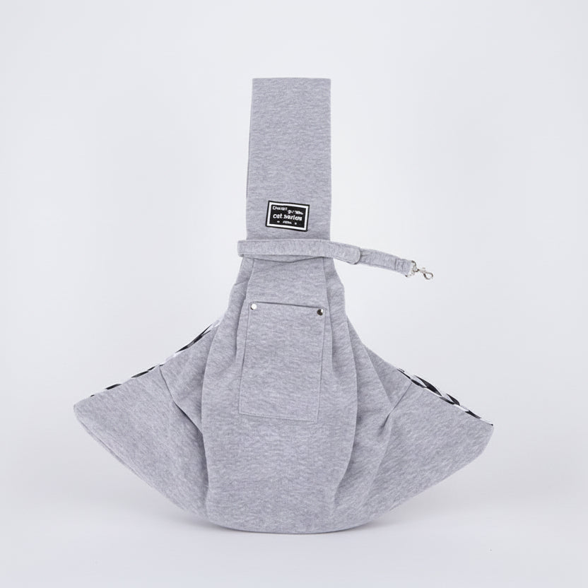 Hands-Free Crossbody Pet Sling Carrier for Small Dogs & Cats up to 11 lbs, Breathable