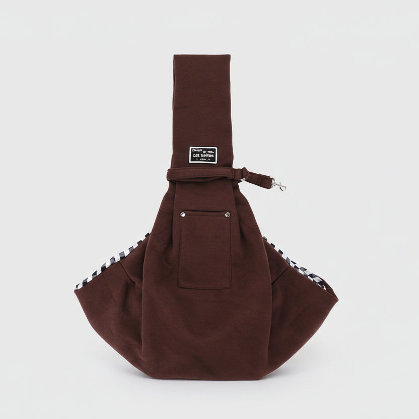 Hands-Free Crossbody Pet Sling Carrier for Small Dogs & Cats up to 11 lbs, Breathable