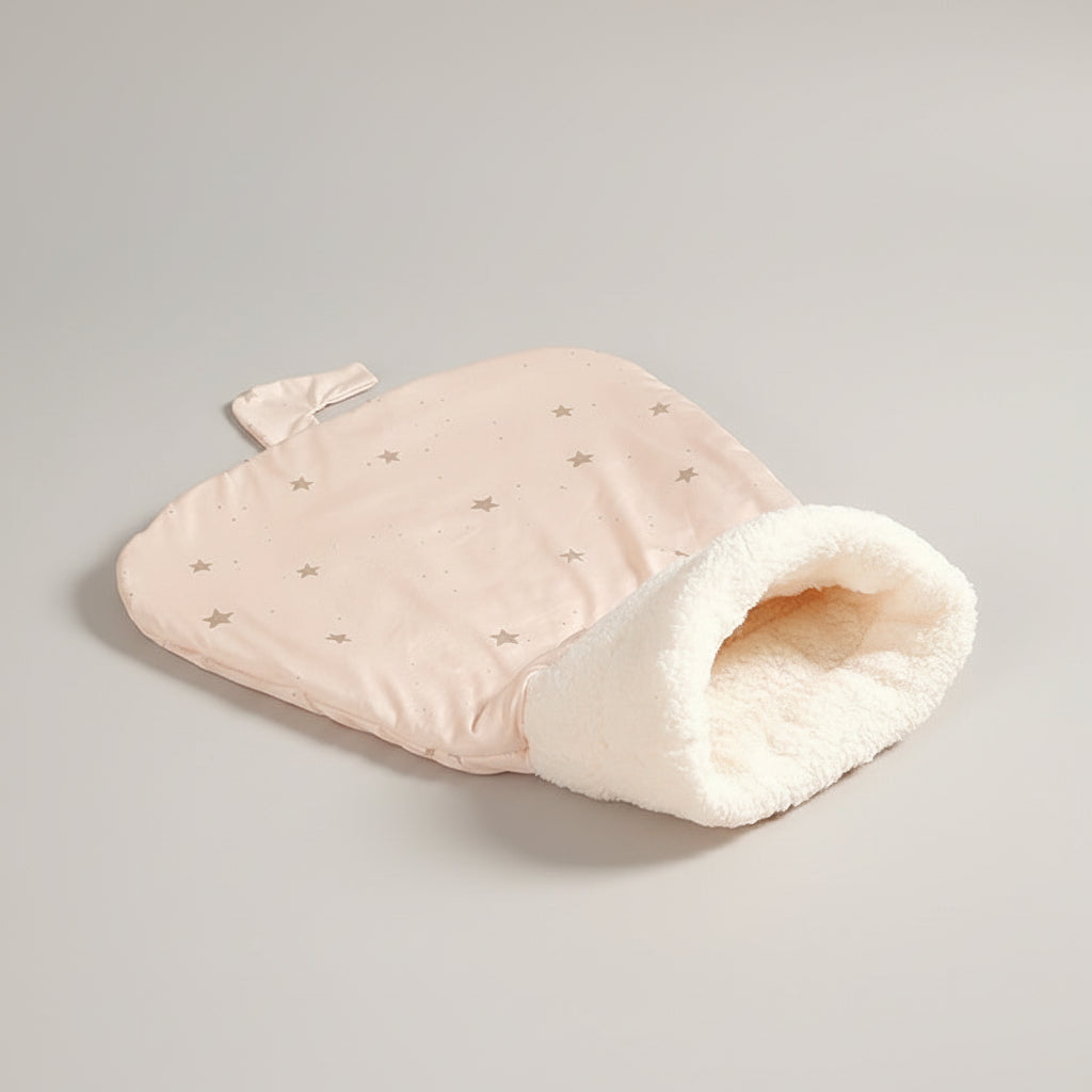 Plush Cat Sleeping Bag Bed with Cozy Pocket for Cats & Kittens, 55 x 45 cm, Under 8 kg