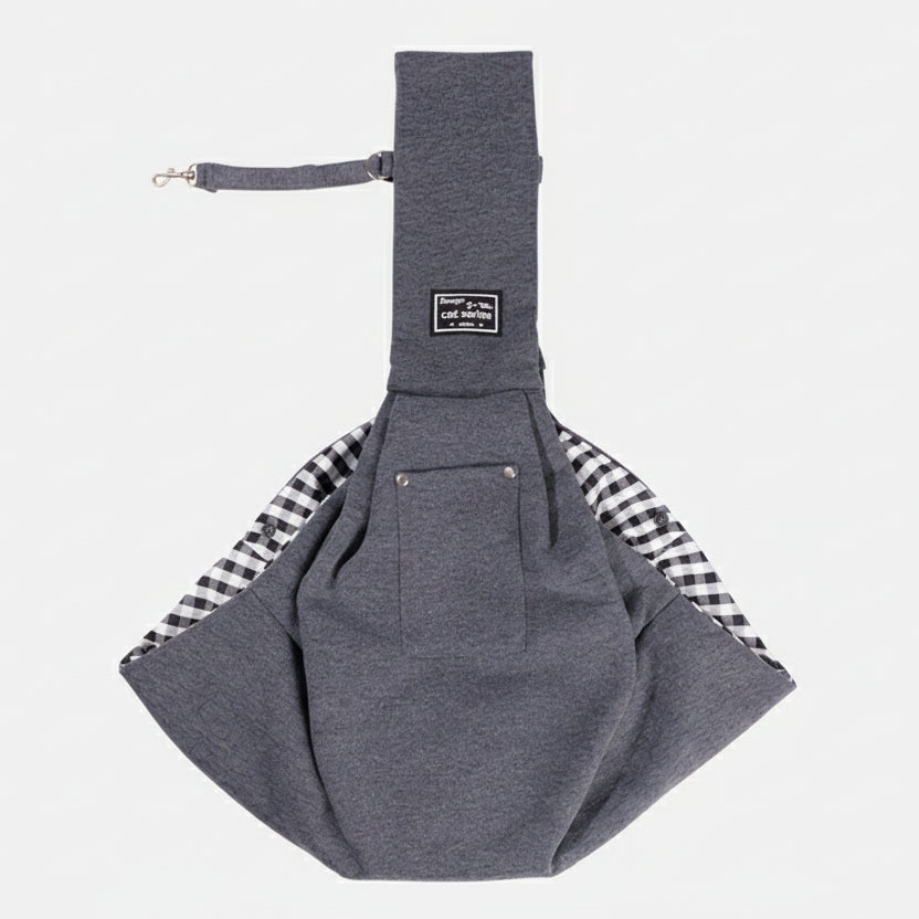 Hands-Free Crossbody Pet Sling Carrier for Small Dogs & Cats up to 11 lbs, Breathable