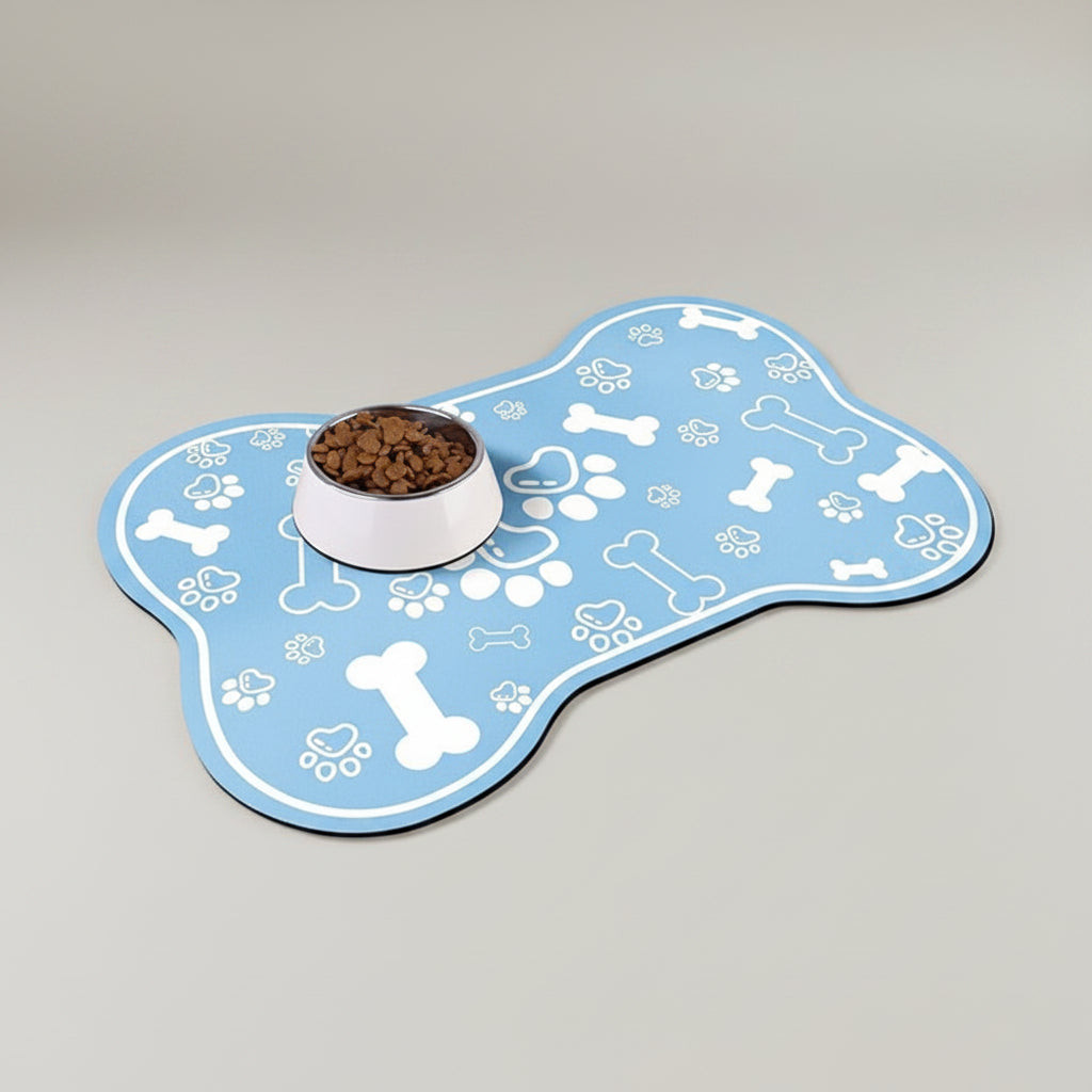 Quick-Dry Diatom Mud Pet Feeding Mat for Dogs & Cats, Absorbent and Anti-Slip