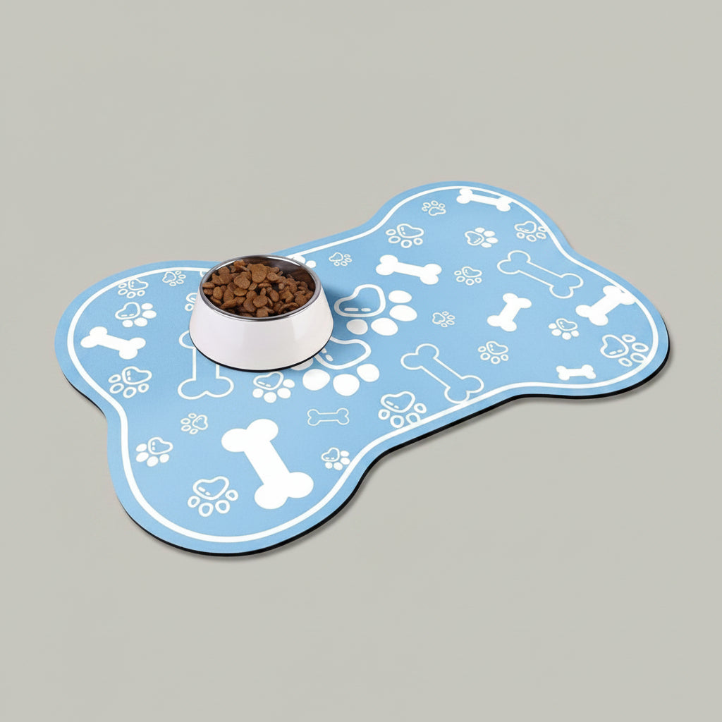 Quick-Dry Diatom Mud Pet Feeding Mat for Dogs & Cats, Absorbent and Anti-Slip