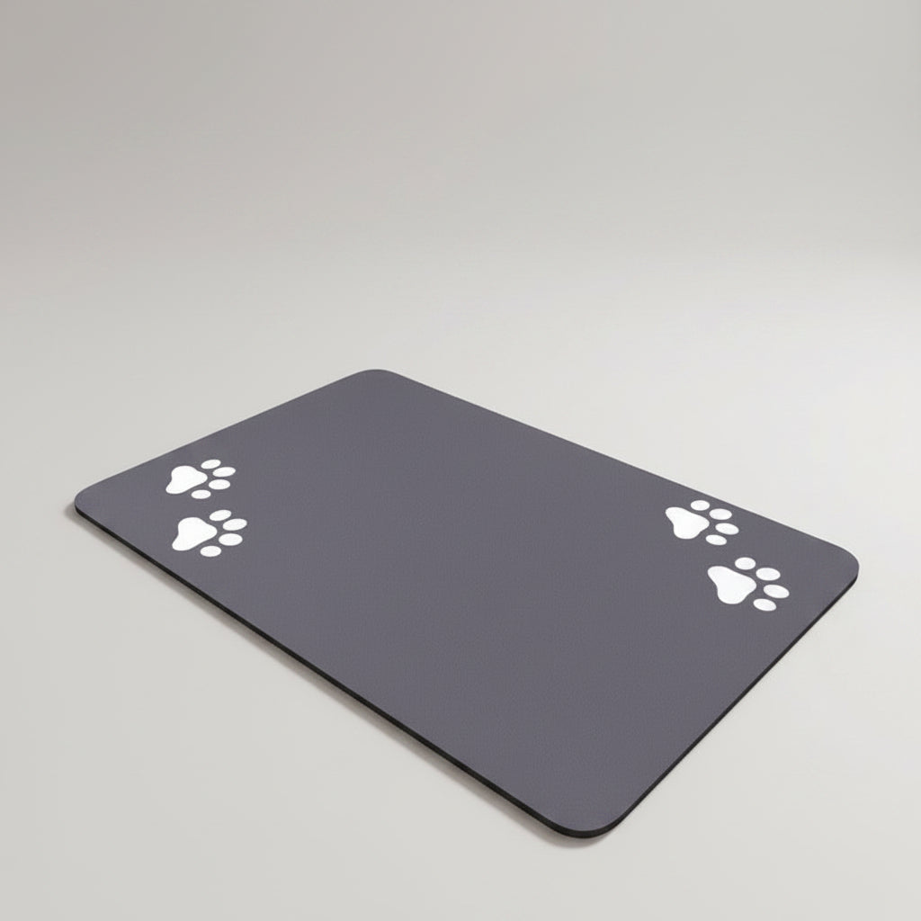 Quick-Dry Diatom Mud Pet Feeding Mat for Dogs & Cats, Absorbent and Anti-Slip