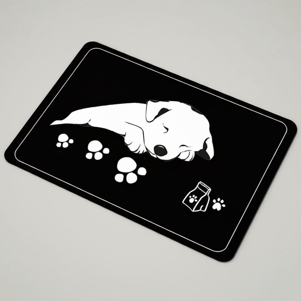 Quick-Dry Diatom Mud Pet Feeding Mat for Dogs & Cats, Absorbent and Anti-Slip