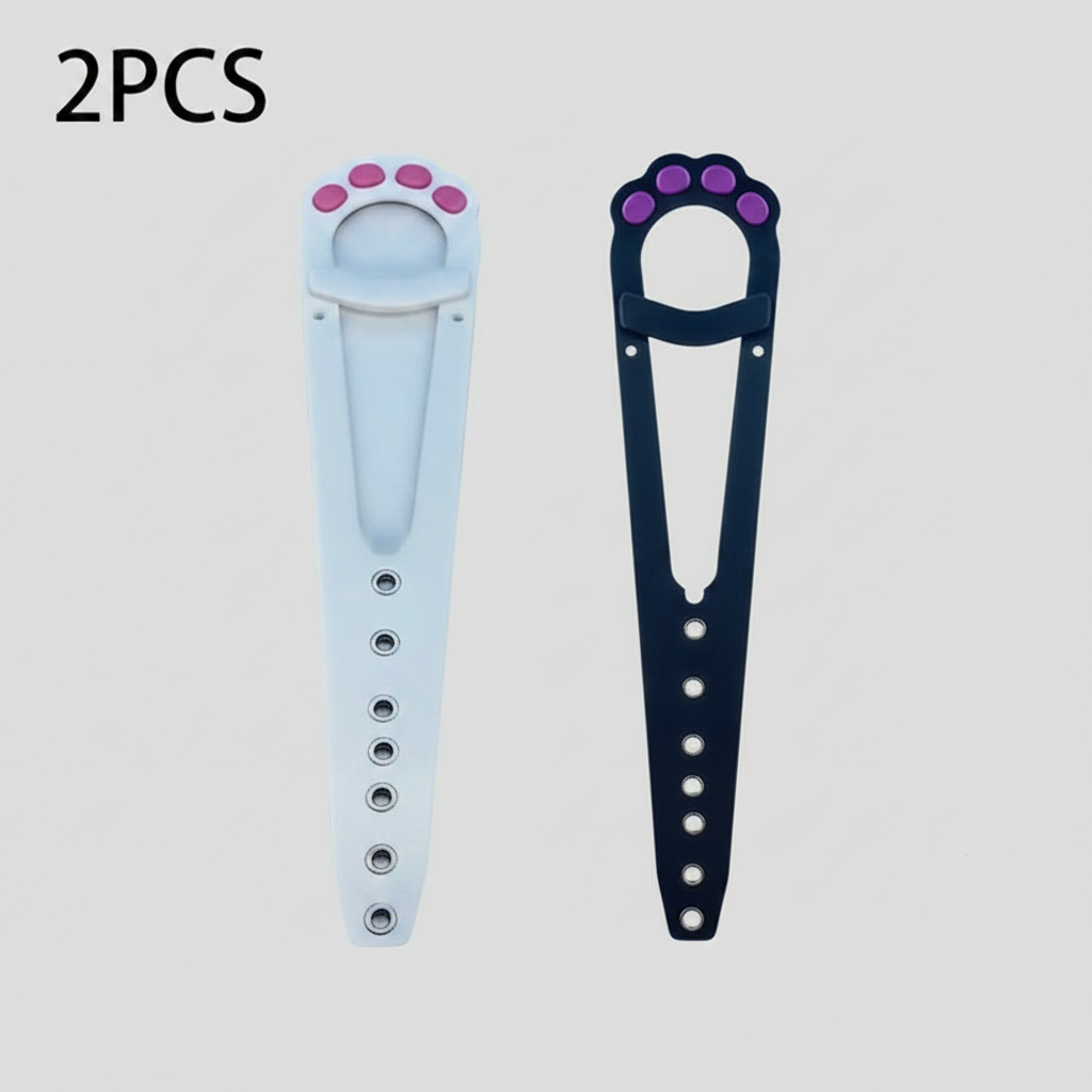 No-Drill Adjustable Cat Door Strap Latch, Lets Cats Through While Keeping Larger Pets Out