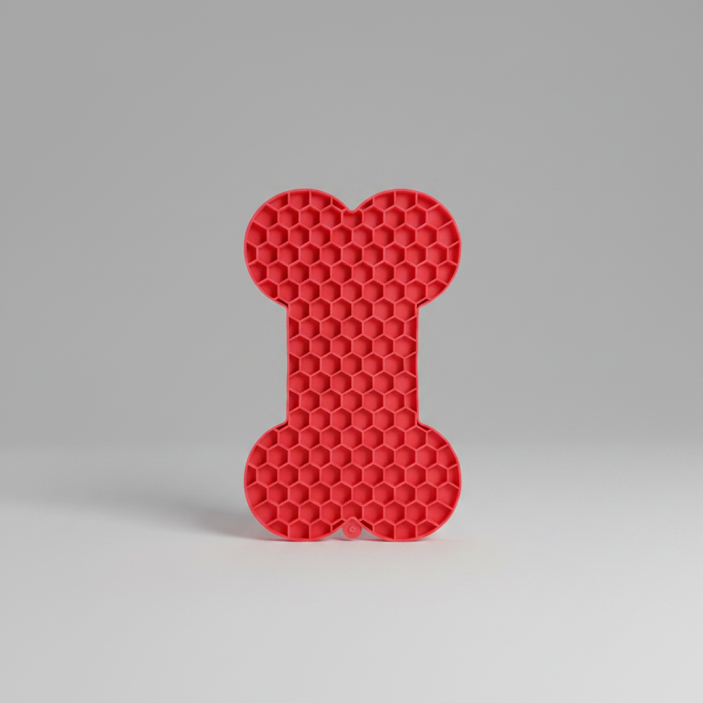 Silicone Lick Mat for Dogs & Cats, Slow Feeder Pad for Wet Food, Non-Slip, Dishwasher Safe