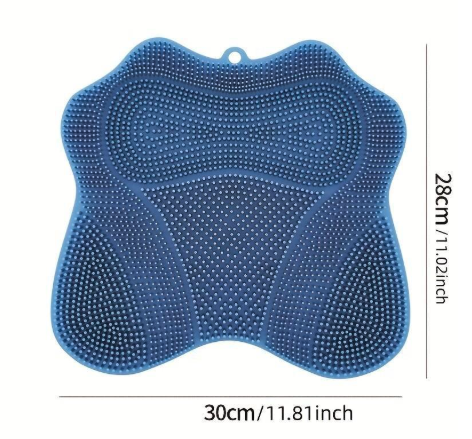 Cat Self-Groomer and Scratching Pad with Bristle Surface for Indoor Cats, 30 x 28 cm