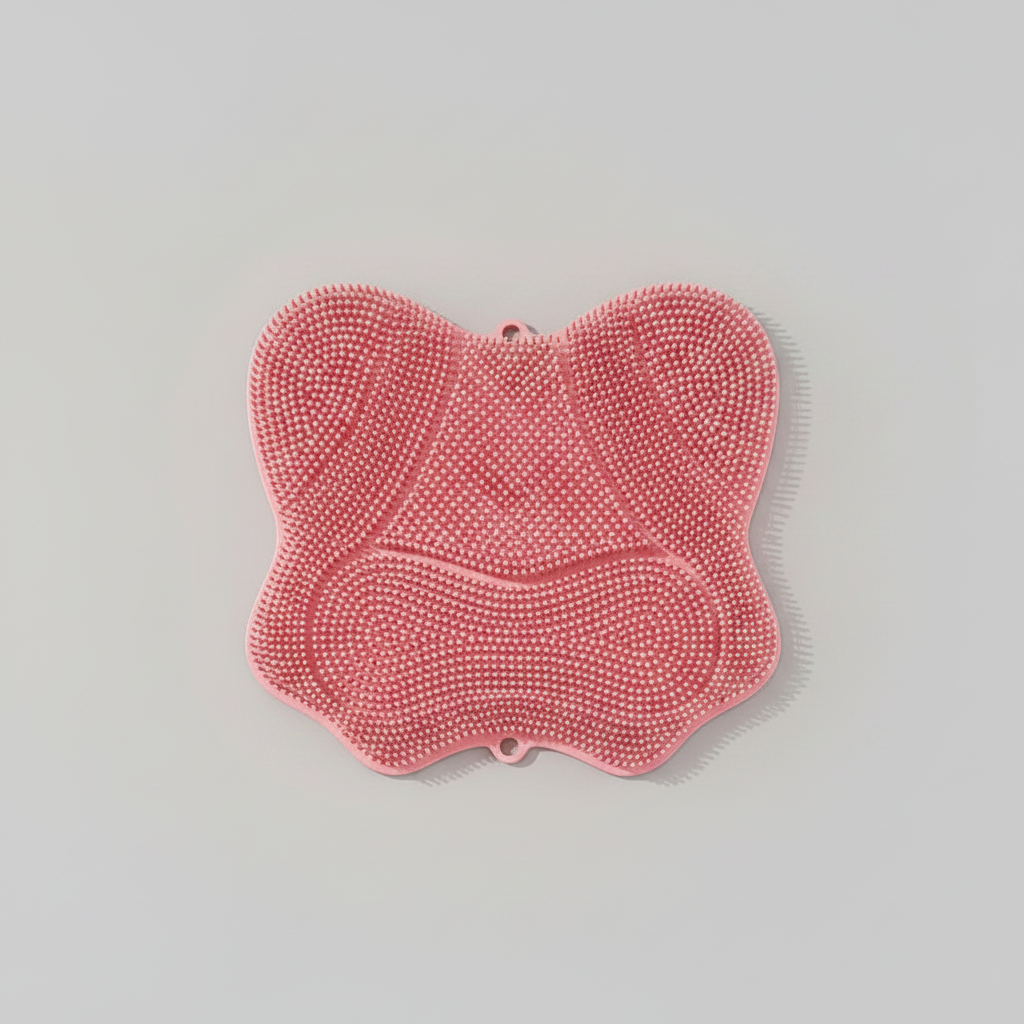 Cat Self-Groomer and Scratching Pad with Bristle Surface for Indoor Cats, 30 x 28 cm