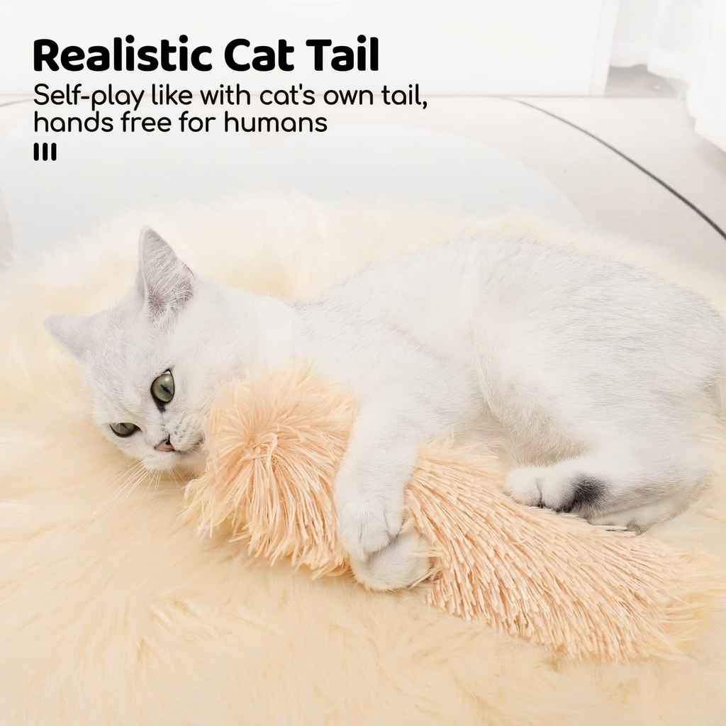 Catnip Plush Pillow Toy for Cats, Soft PP Cotton Kicker for Pouncing and Play, 25 cm