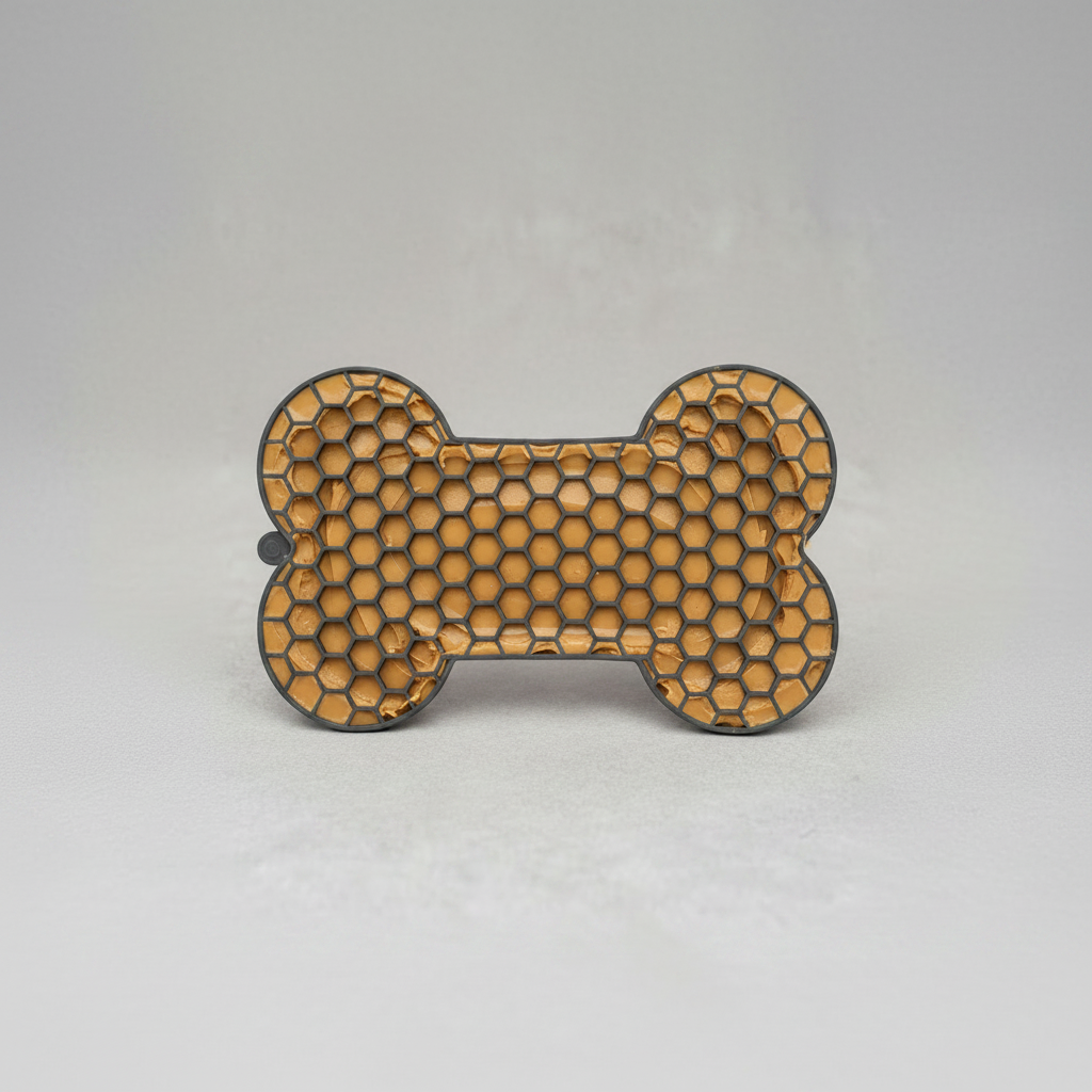 Silicone Lick Mat for Dogs & Cats, Slow Feeder Pad for Wet Food, Non-Slip, Dishwasher Safe