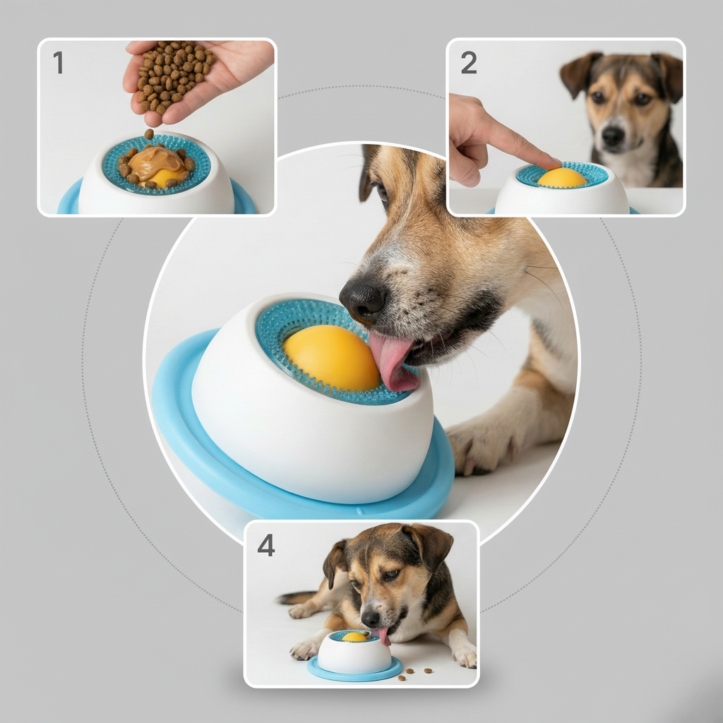 Lick Slow Feeder Toy for Dogs & Cats, Separate Cat and Dog Versions, Dishwasher Safe