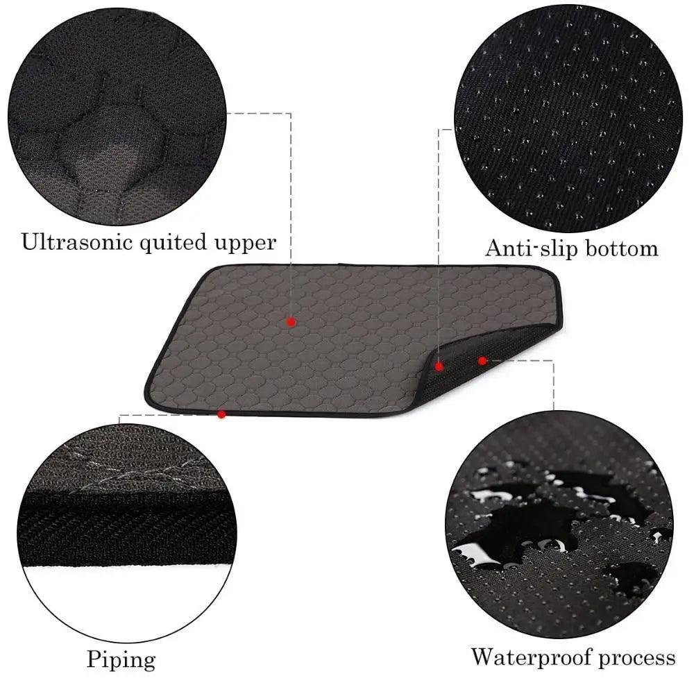 Washable Reusable Pee Pads for Dogs & Cats, Waterproof and Non-Slip, Sizes S to XL