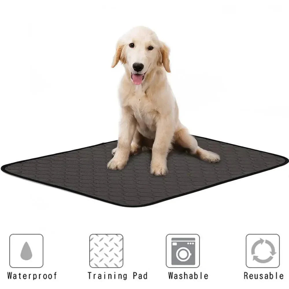 Washable Reusable Pee Pads for Dogs & Cats, Waterproof and Non-Slip, Sizes S to XL